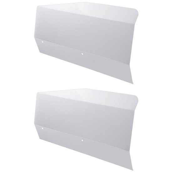 Peterbilt 370 Series Front Fender Guards - Stainless Steel