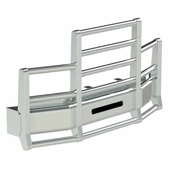 Herd Defender Truck Guard With Surface Mount Lights, Slam Latch & Lift Assist