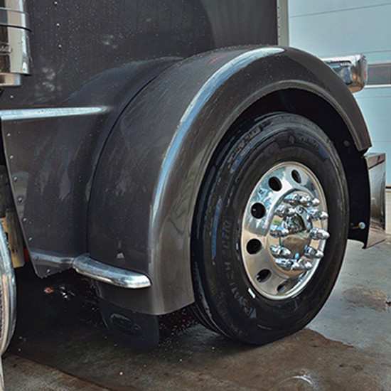 Fiberglass Front Fenders For Peterbilt 388 & 389 - Pair