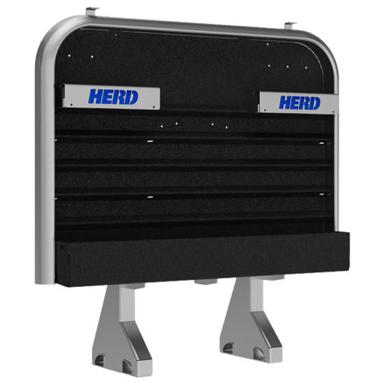 Herd 100 Series Cab Guard 68 X 70 Inch With Long Chain Tray