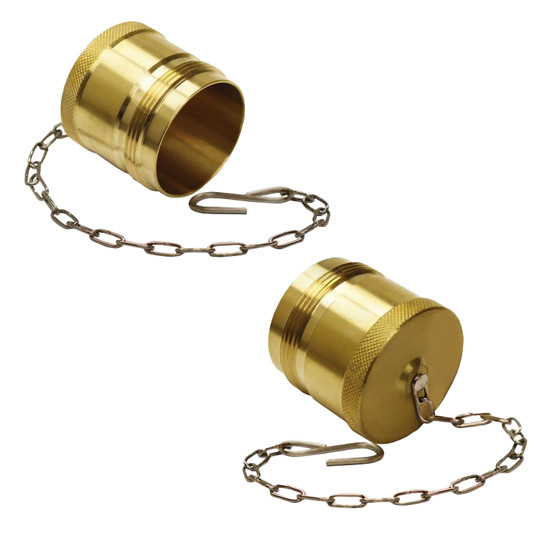 1.25 Inch Brass Dust Plug for Wing Type Coupler 5100S920