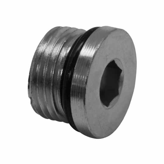 7/8 Inch-14 Steel O-Ring Boss Hex Plug Hollow 706850010, OBHHP10