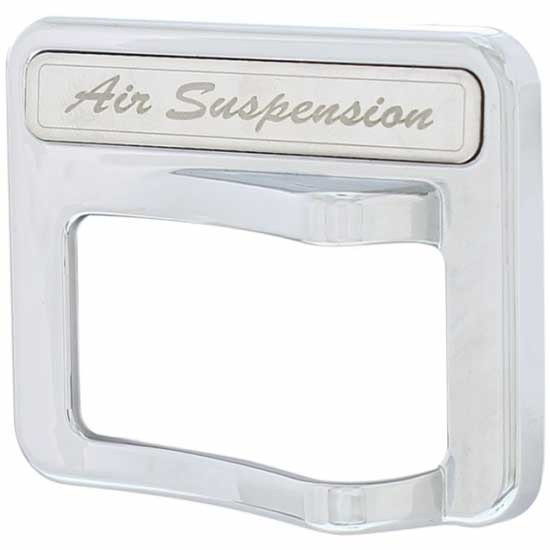 Chrome Plastic Air Suspension Rocker Switch Cover For Peterbilt 567, 579, 587 2012-Newer