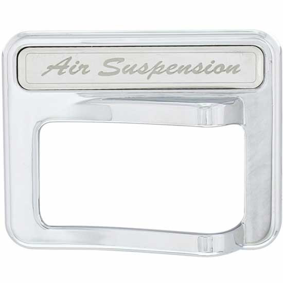 Chrome Plastic Air Suspension Rocker Switch Cover For Peterbilt 567, 579, 587 2012-Newer