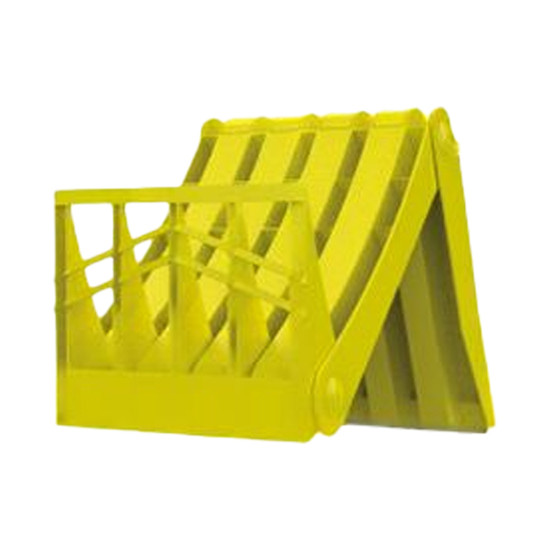 Large Yellow Foldable Wheel Chock With Medal Insert