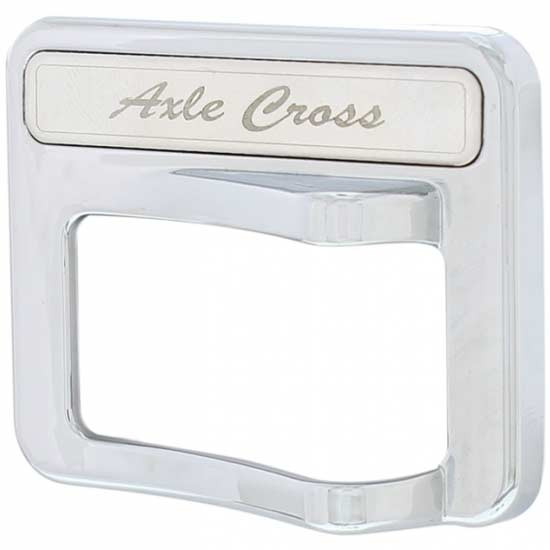 Chrome Plastic Axle Cross Rocker Switch Cover For Peterbilt 567, 579, 587 2012-Newer