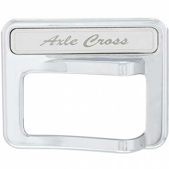 Chrome Plastic Axle Cross Rocker Switch Cover For Peterbilt 567, 579, 587 2012-Newer