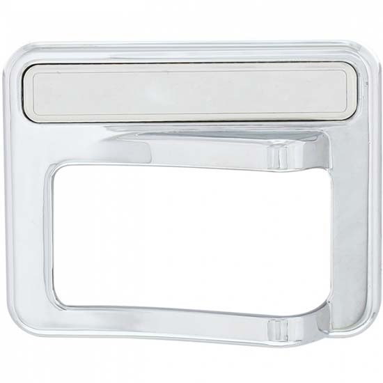 Chrome Plastic Blank Rocker Switch Cover For Peterbilt 567, 579, 587 2012-Newer