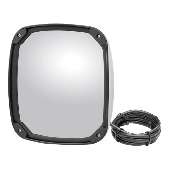 Mirror Head Heated 8 X 8.5 Inch Chrome
