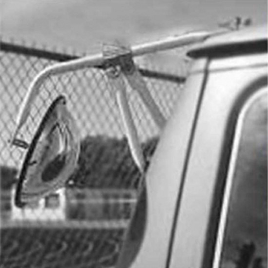 Safety Cross-View Bracket Mirror Assembly Stainless Steel