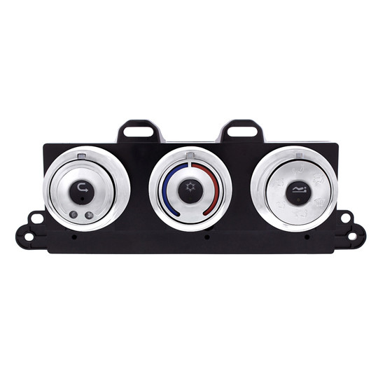 Chrome AC Control Dial Covers 6 Piece For Freightliner Cascadia 2018 - 2023