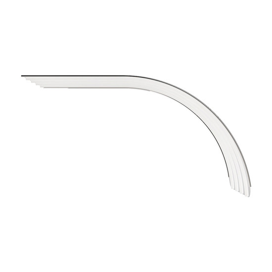 60 Inch SS 18 Gauge Half Ribbed Fenders