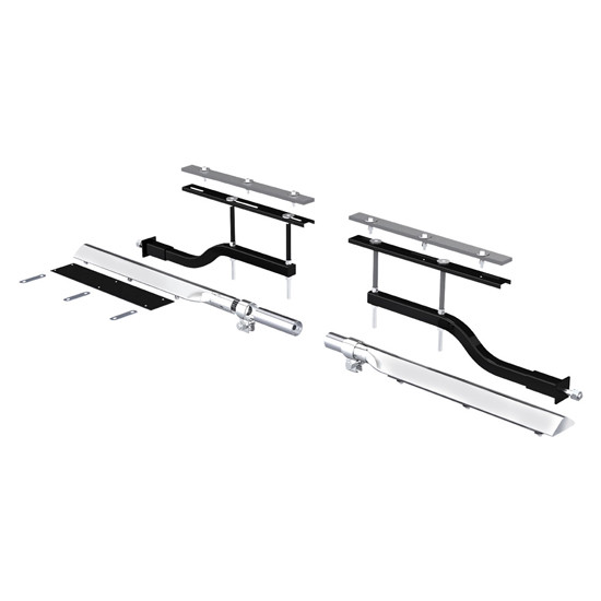 29 Inch Half Fender Mounting Arm Kit - 9 Inch Adjustable