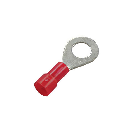 22 - 18 AWG HD Vinyl Ring Terminal #10 Stud  - 19 Pack