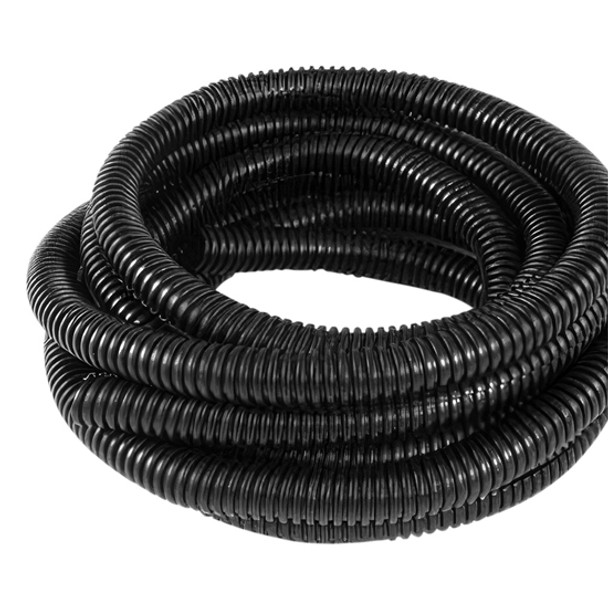 Split Wire Loom Flex Guard Convoluted Tubing - Black