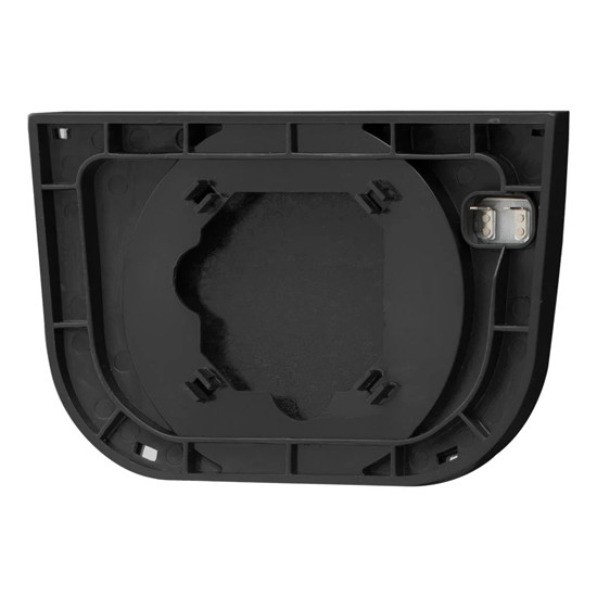 7 X 4-1/2 Inch Dual-Vision Heated Aerodynamic Mirror Head Replacement Convex Glass