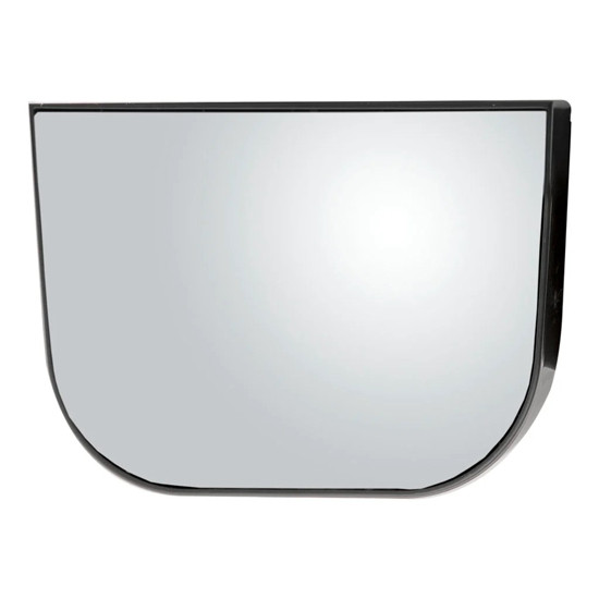 7 X 4-1/2 Inch Dual-Vision Heated Aerodynamic Mirror Head Replacement Convex Glass