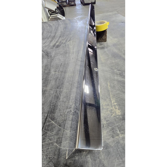 BLEMISHED: Lincoln Chrome 63 Inch 304 Stainless Steel Frame Skirt