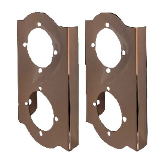 Front Mount Mirror Light Bracket With 2 Watermelon Light Holes For Peterbilt 579