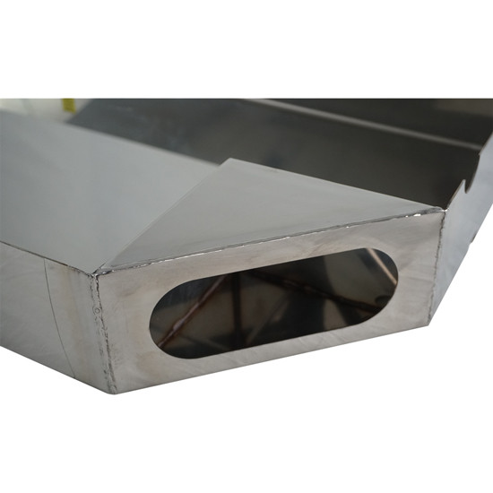 60 Inch Stainless Tool Box Top Tray With 6 Inch Light Hole