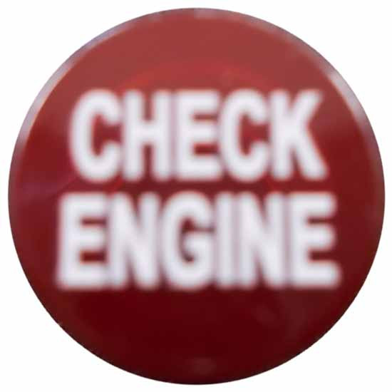 BESTfit Check Engine Red Lens For Peterbilt 352, 359
