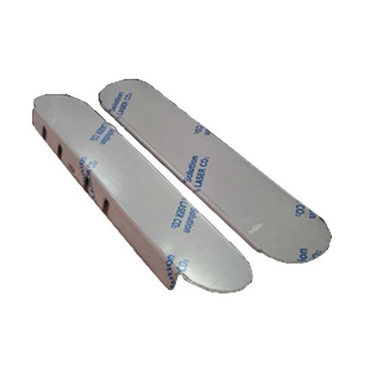SS 15 Inch Front Air Cleaner Brackets With Radius Ends For Peterbilt 379, 389
