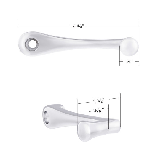 Chrome Window Crank Handle 1205091 81600003
