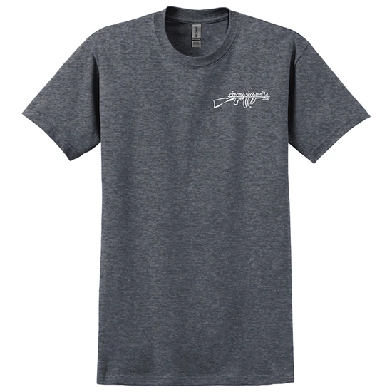 CSM Dark Heather Tommy Gun Logo Short Sleeve T-Shirt