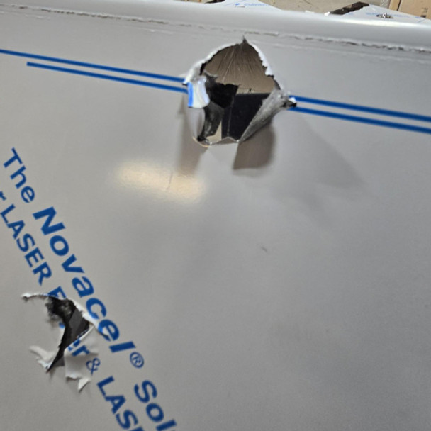 BLEMISHED: CSM SS Battery / Tool Box Replacement Lid W/ Square Corners For Peterbilt 378, 379 & 389 With No Upper Step