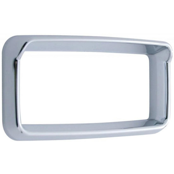 Chrome Center Dash Bezel W/ Visor For Peterbilt