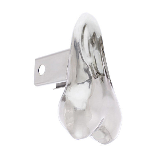 Stainless Low-Hanging Balls Hitch Cover
