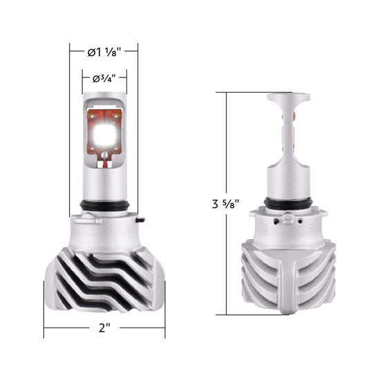 3.5 X 2 Inch Cree LED HB3 Headlight 9005 High Beam 10 Watt