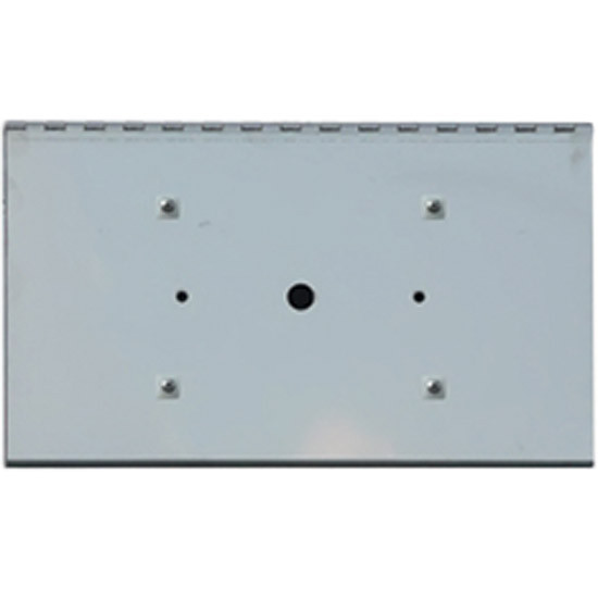 SS Hinged Tow Pin Cover with Holes for License Plate By CSM For Peterbilt 379 & 378
