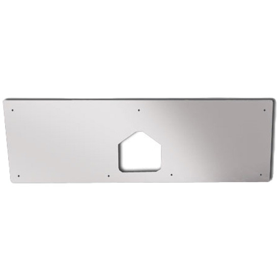 CSM Stainless Steel Tool Box IFTA Permit Panel- 30 X 10.875 Inch For Peterbilt 378, 379, 388, 389 & 389 Glider