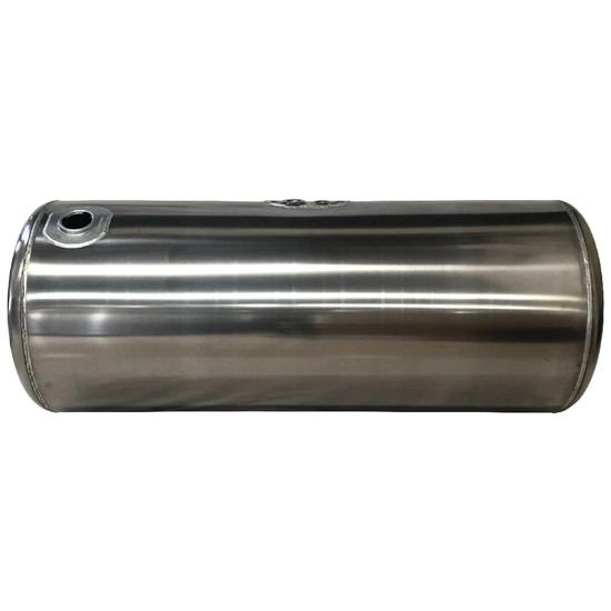 BESTfit Aluminum Split Tank 83 Gallon Fuel- Rear Fill/ 52 Gallon Hydraulic- Front Fill- 26 X 66 Inch W/ Early Style Manifold- Passenger Side For Peterbilt