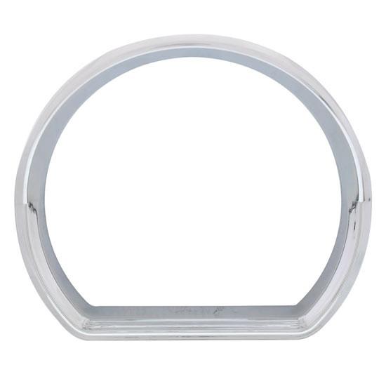 Chrome Speedometer or Tachometer Bezel W/ Visor For Peterbilt 579 And 587