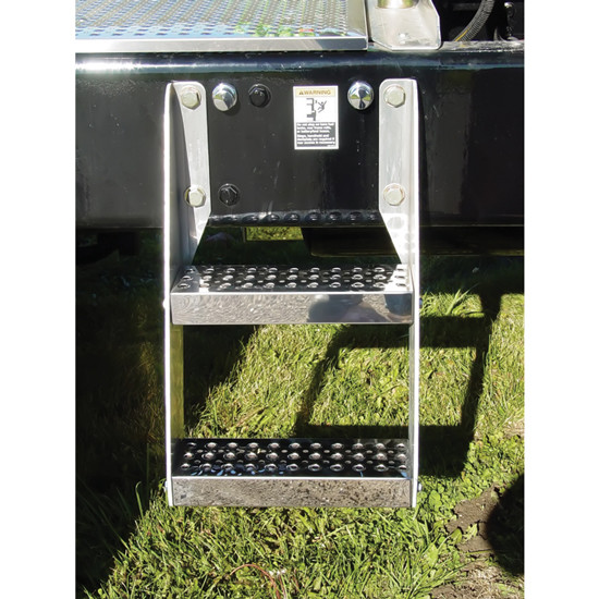 13.75 Inch Stainless Steel Weld On Steps  For Peterbilt 387 1999-2010