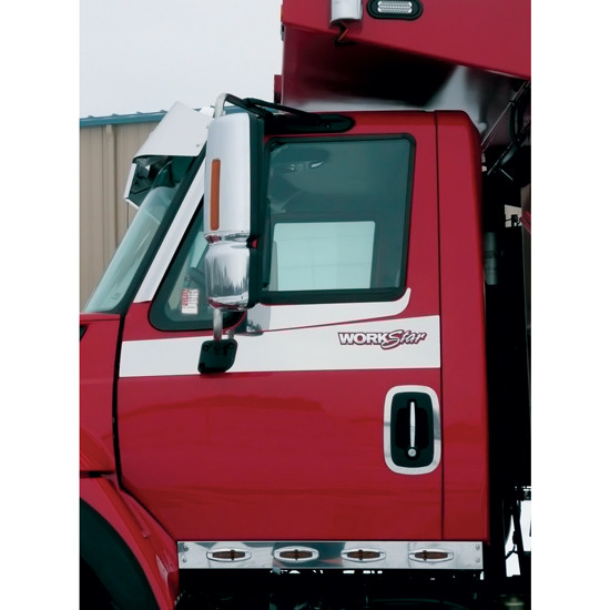 Upper Door Logo Trim With Flat Back For International WorkStar