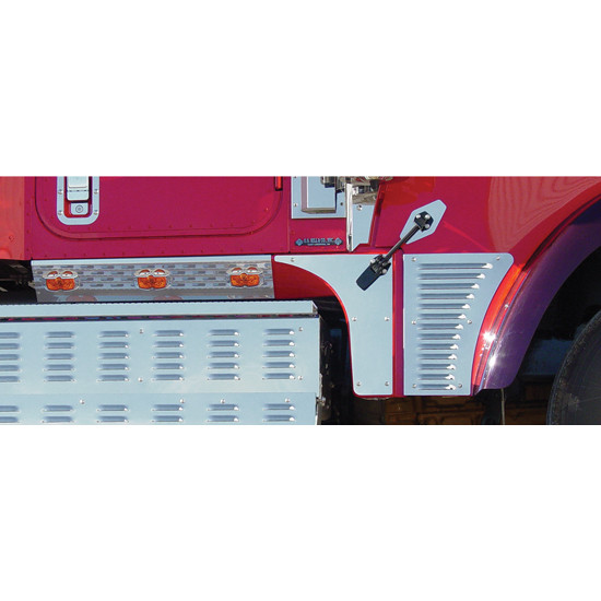 Louvered Hood Extensions For International 9900ix