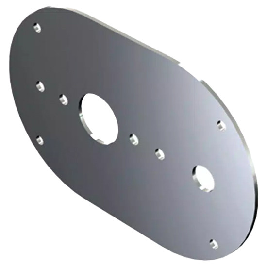 Stainless Steel Dome Light Panel With Single Switch Hole For Peterbilt 389 Sleeper