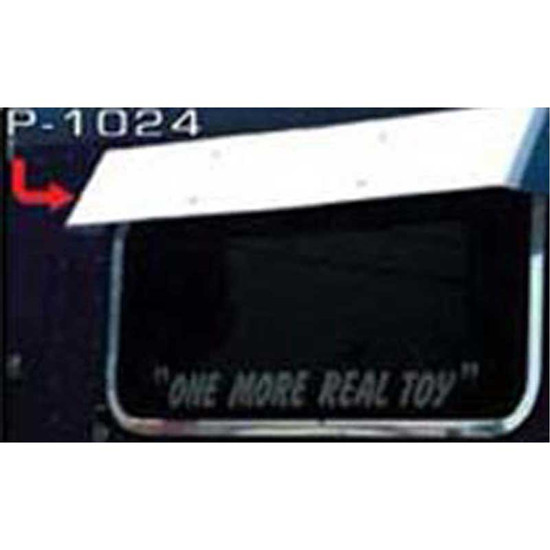 7 - 5 inch Rear Bowtie Window Visor For Peterbilt 379