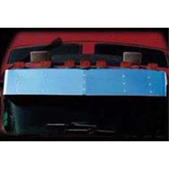 13 Inch SS Drop Visor For Kenworth W900L 2018 +