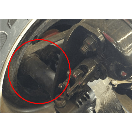 Minimizer Steerable Lift Axle Fender Weld On Bracket Kit For Henderickson Axle EXS20