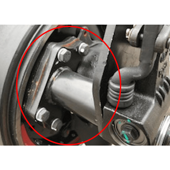 Minimizer Steerable Lift Axle Fender Bracket Kit For Drum Brakes