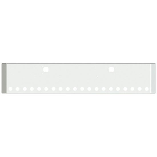 22 Inch American Roadrunner Bumper With Tow & 20 - 2 Inch Light Holes  For Kenworth W900B / W900L