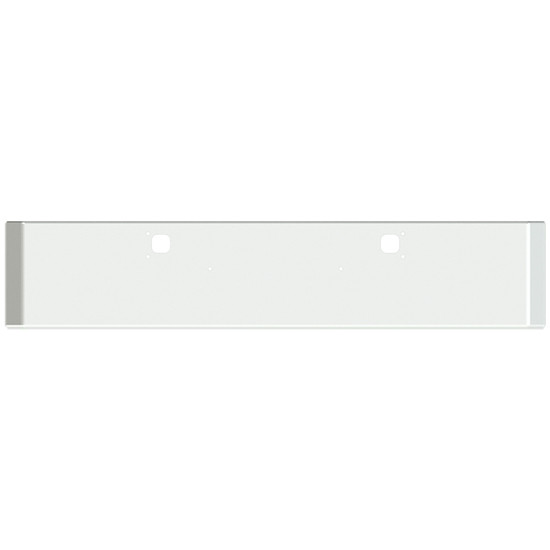 18 Inch Chrome American Road Runner Mitered Corner Bumper With Tow Holes For Kenworth W900B,  W900L