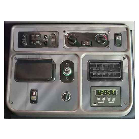 Stainless Steel Trim Sleeper Control Panel Kit Interior For Peterbilt 377, 378 & 379