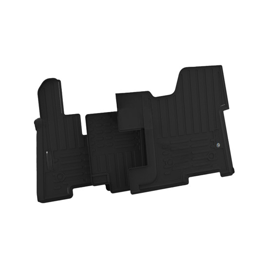 Molded Tray Style Floor Mat Set For Peterbilt 365, 367, 384, 386, 388, 389 With Manual Transmission