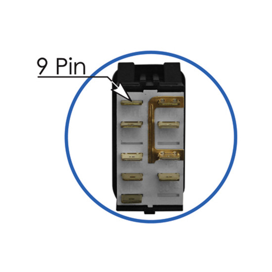 Cruise Control Rocker Switch -10 Pin Replaces A06-30769-011 For