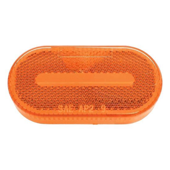 4 Inch Oval Amber Reflex Lens